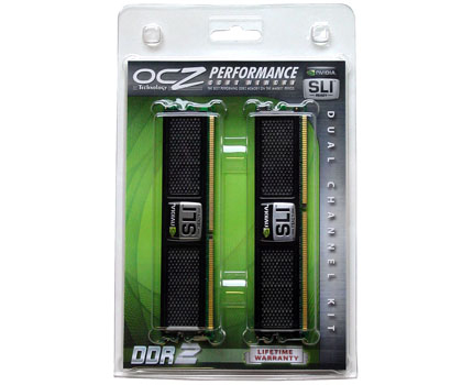 OCZ DDR2 PC2-6400 SLI-Ready Edition 4GB Dual Channel