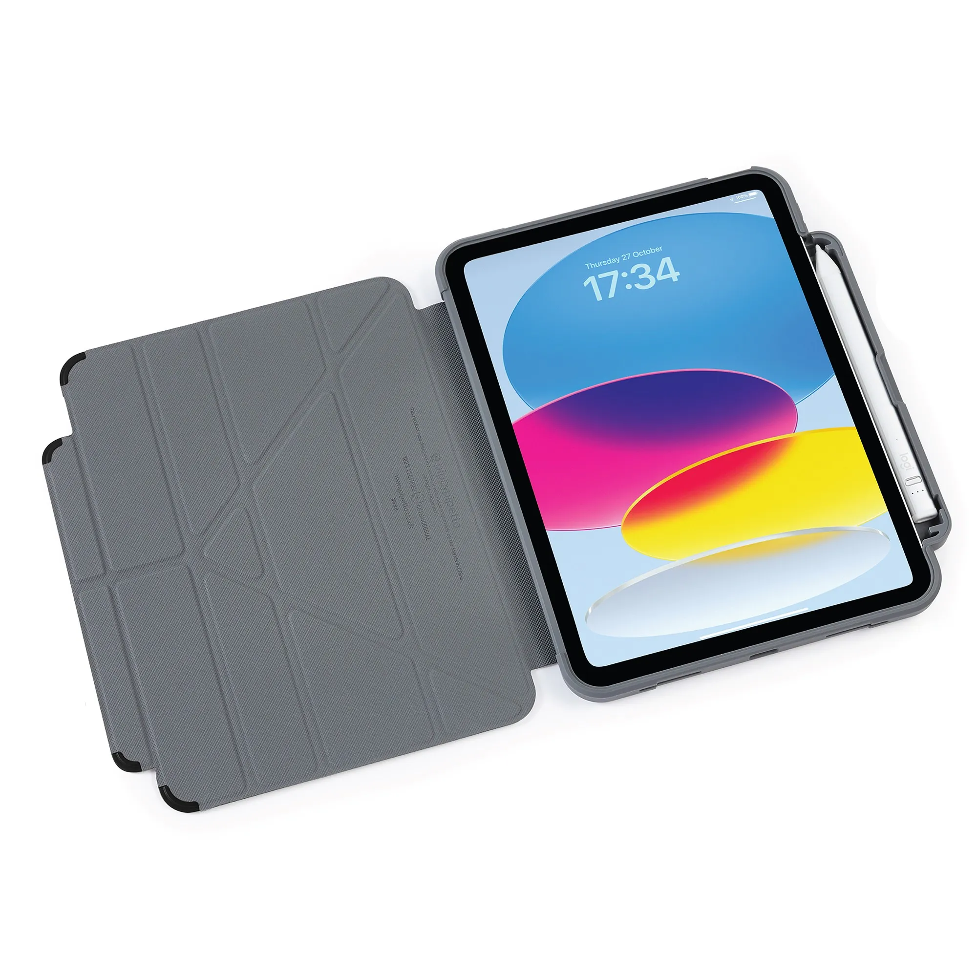 Pipetto iPad 10,9-tum (10:e gen) Origami No2 Pencil Shield - Dark Blue