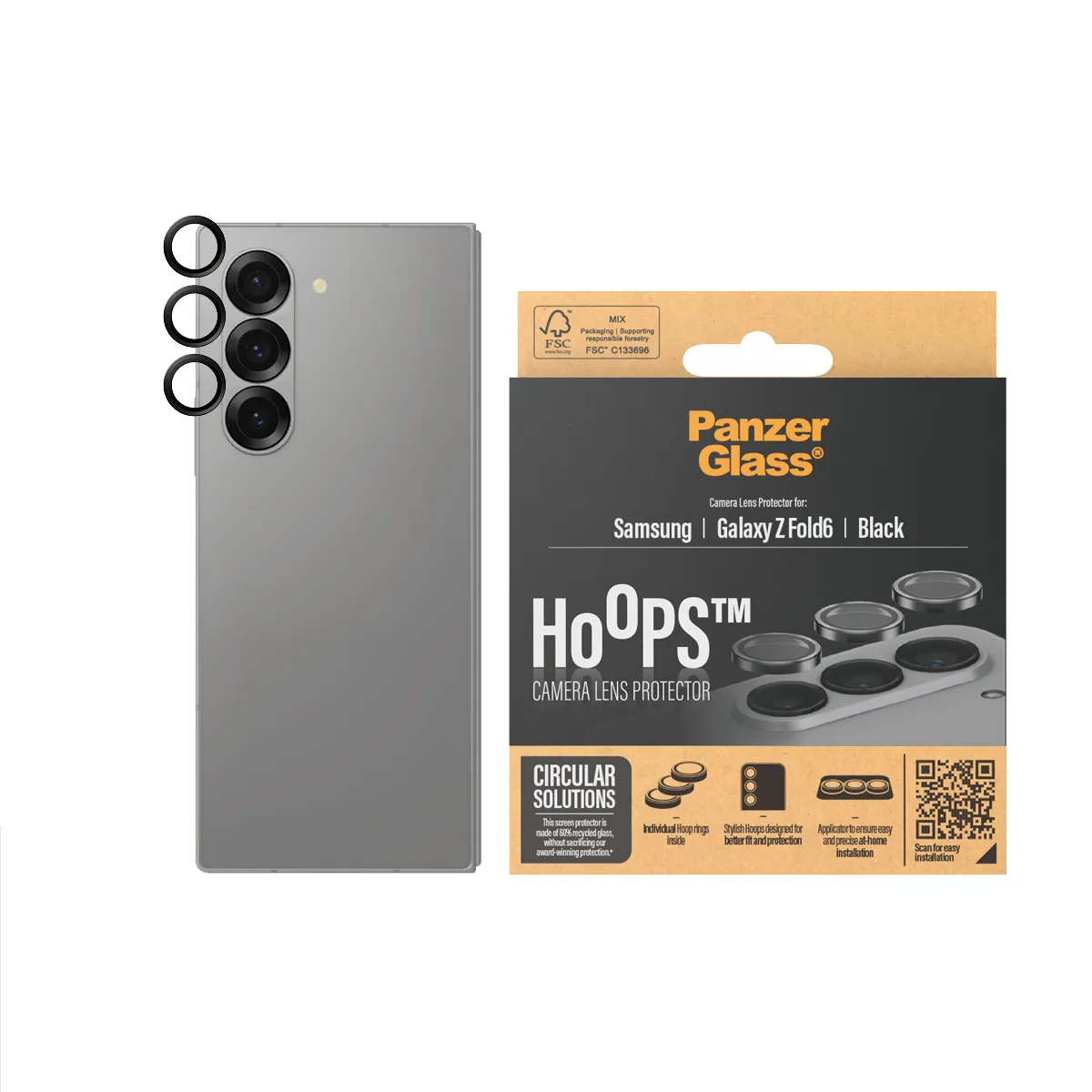 PanzerGlass Hoops Galaxy Z Fold6 - kameralinsskydd