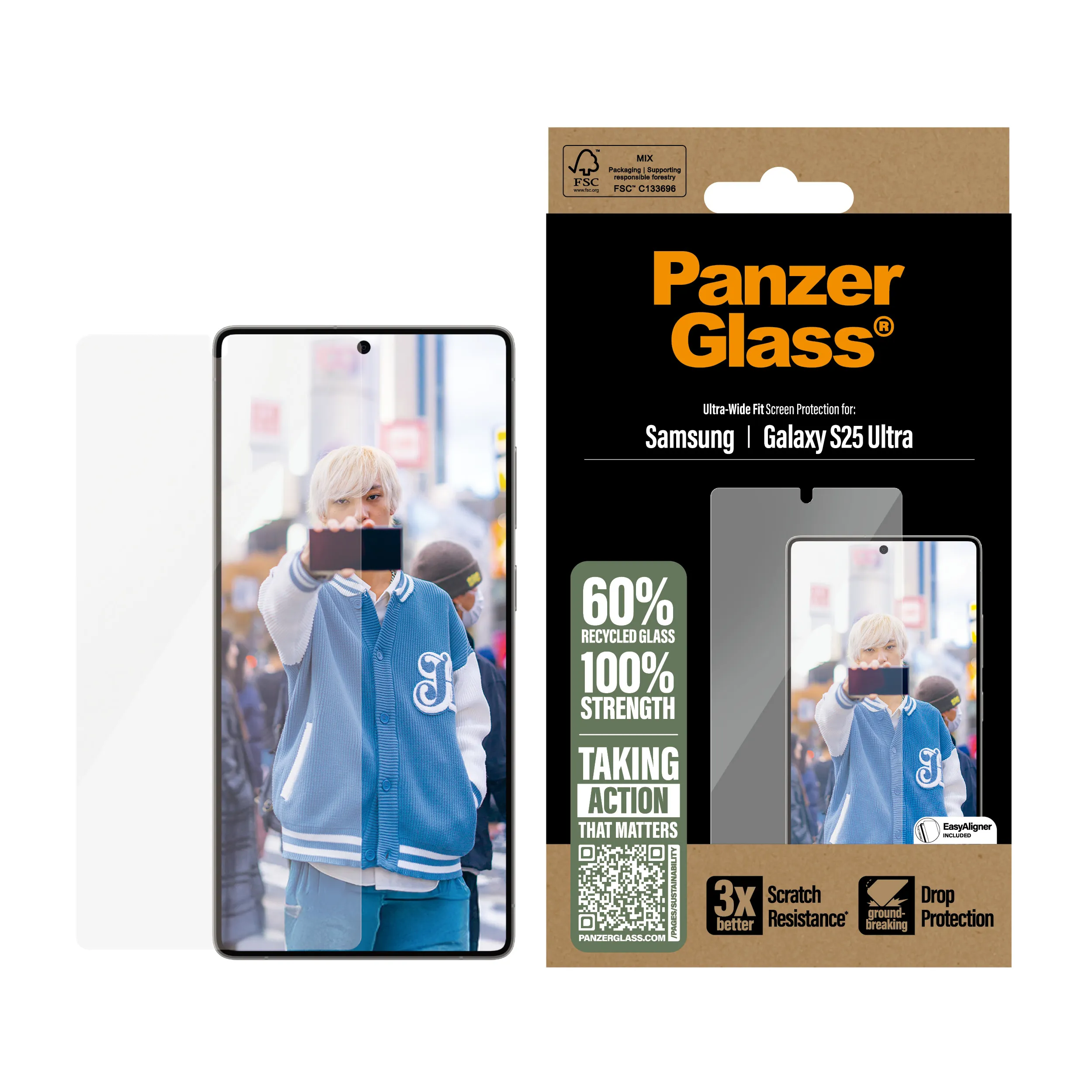 PanzerGlass Ultra-Wide Fit Alignerkit Galaxy S25 Ultra - skärmskydd