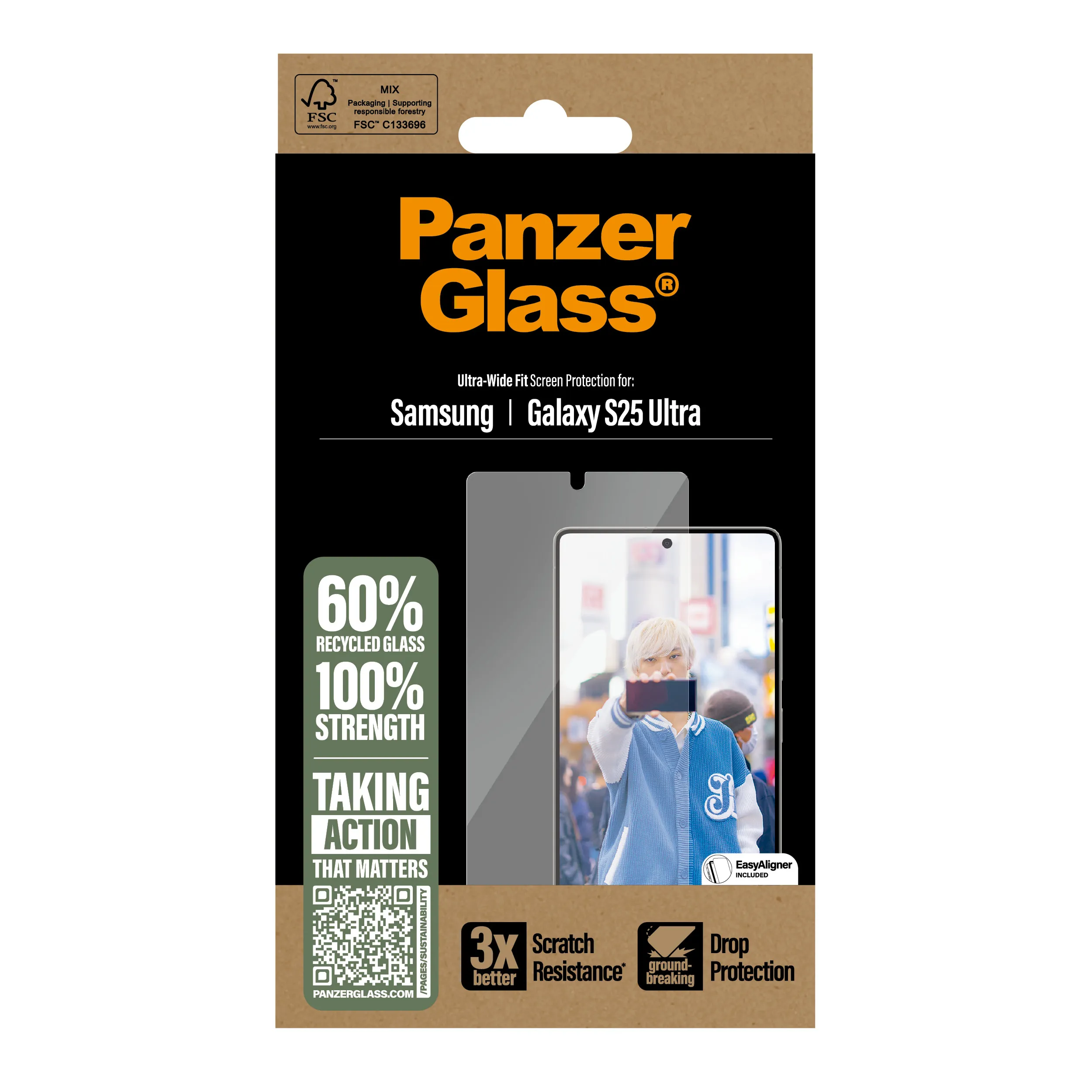 PanzerGlass Ultra-Wide Fit Alignerkit Galaxy S25 Ultra - skärmskydd
