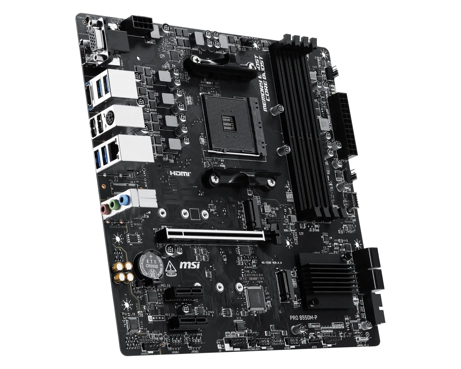 MSI PRO B550M-P AM4 mATX -emolevy