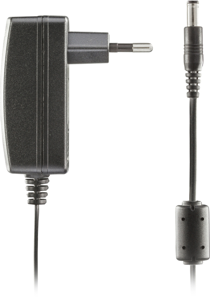 DELTACO virtasovitin, 100-240V AC 50/60Hz > 5V DC, 2A, 1,5m, musta