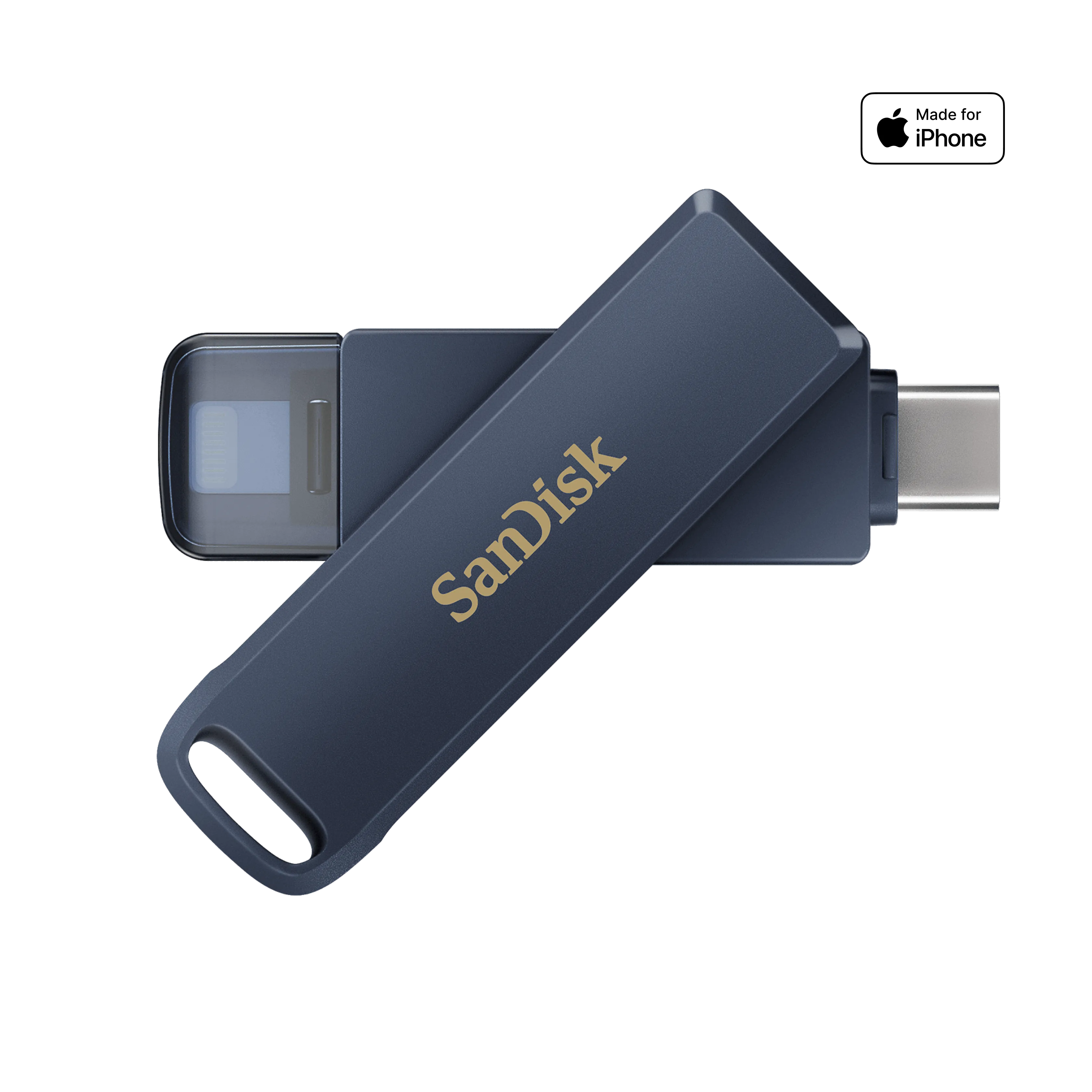 SanDisk iXpand Phone Drive, USB-C/Lightning 256GB - memory stick