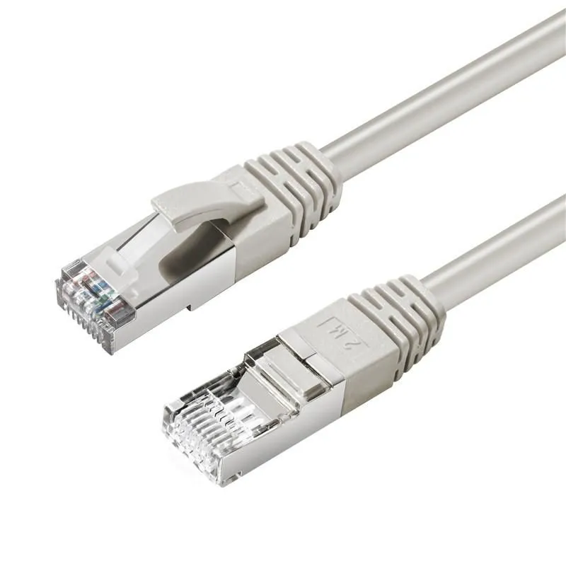 MicroConnect Cat6 S/FTP RJ45 0.5m Network Cable, Grey