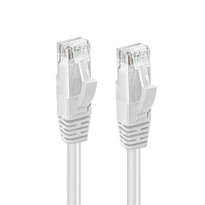 MicroConnect Cat5e UTP RJ45 50m Network Cable, White