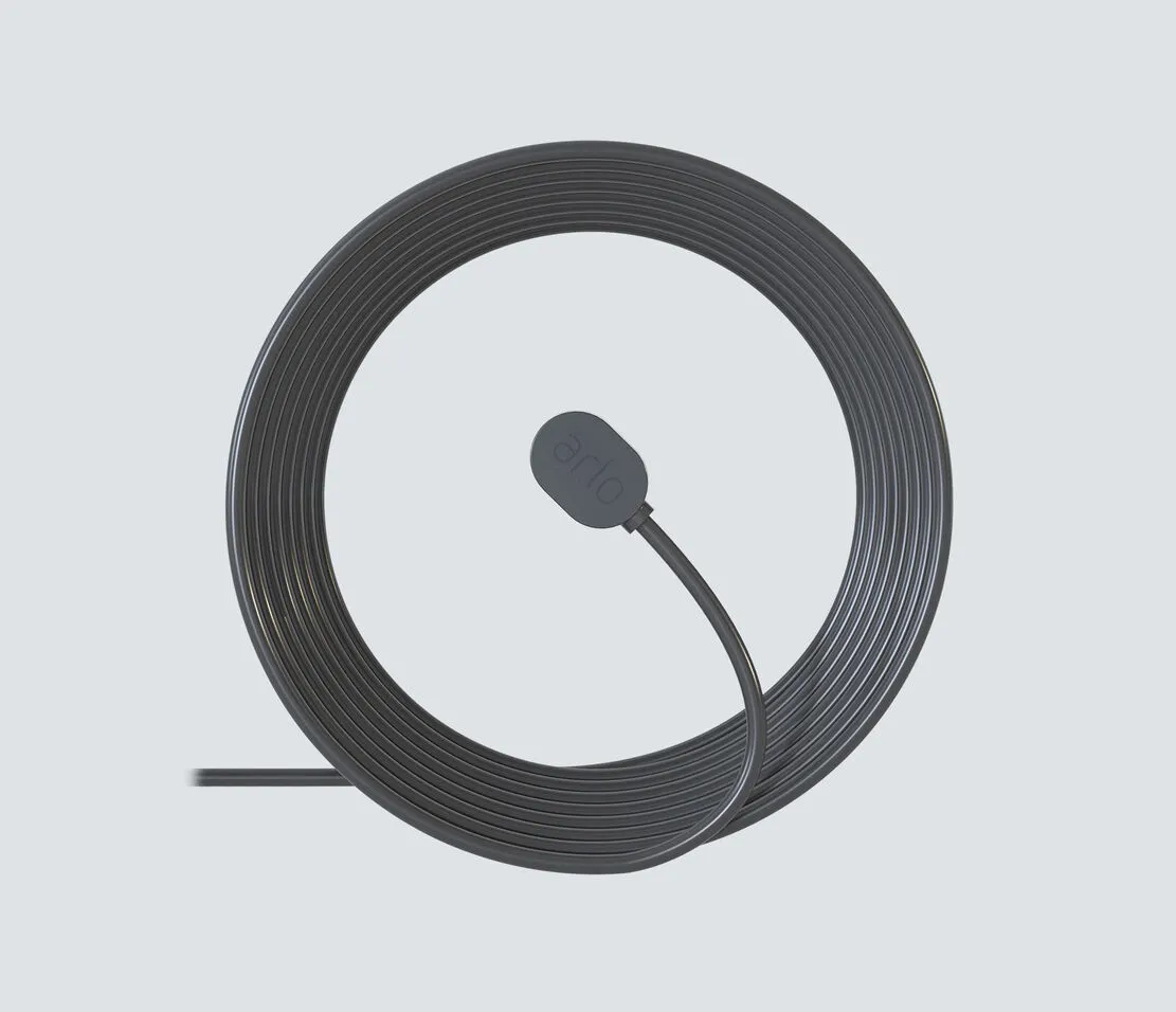 Outdoor Magnetic Charge Cable Black
