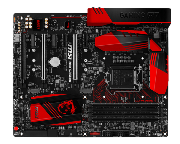 MSI Z170A Gaming M7, ATX motherboard