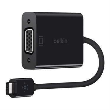 Belkin USB-C &ndash; VGA - adapter, Svart