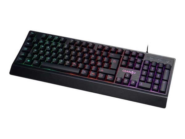 GEAR4U Gaming Membran keyboard - Rainbow