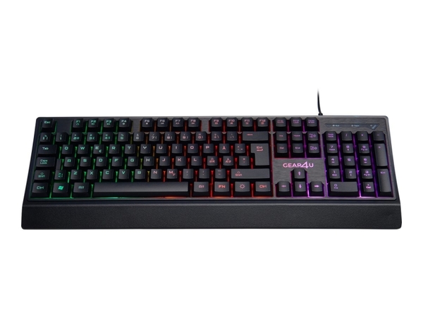 GEAR4U Gaming Membran keyboard - Rainbow