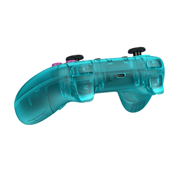 GameSir T4n Multiplatform Gamepad - wireless controller, Neon teal (Hall-Effect Sticks)