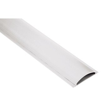Floor cable duct Semi-circular 70x21x1000mm White
