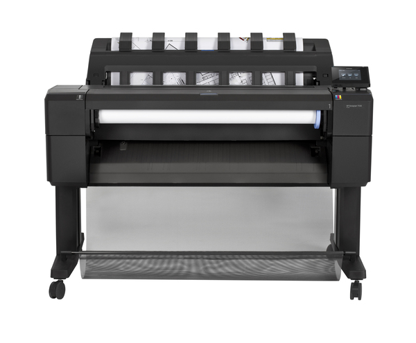 HP DesignJet T930 - 36" suurkokotulostin - v&auml;ri - mustesuihku - Rulla (91,4 cm x 91,4 m), 914 x 1219 mm - 2400 x 1200 pistett&auml;/tuuma - jopa 0.35 min/sivu (mono)