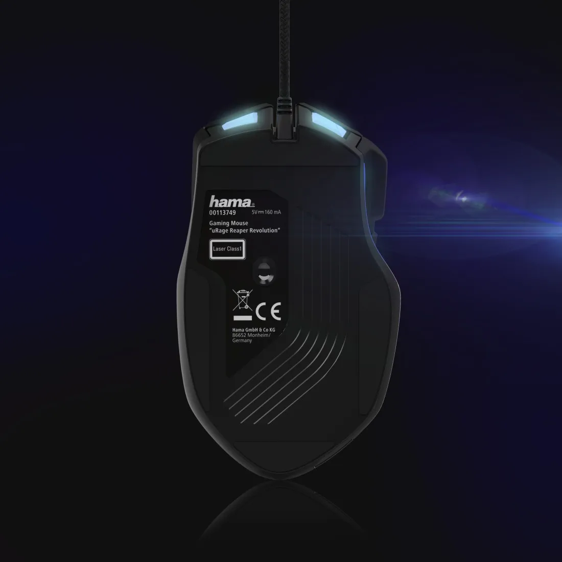 Hama uRage Reaper Revolution - gaming mouse, Black