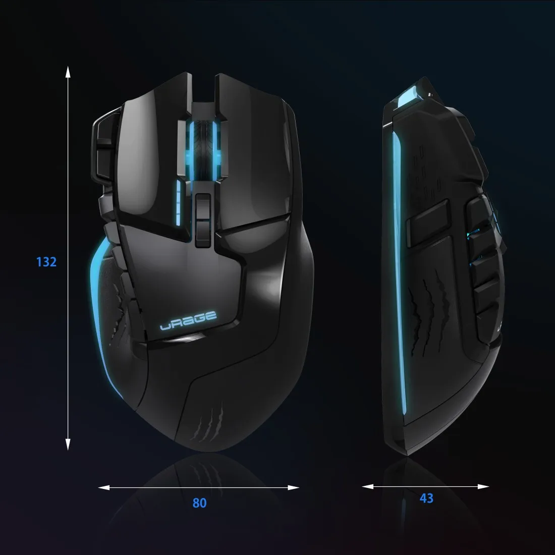 Hama uRage Reaper Revolution - gaming mouse, Black