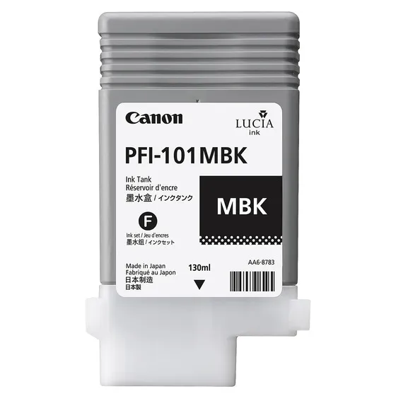 Canon PFI-101MBK Ink cartridge, 130 ml, Matt Black