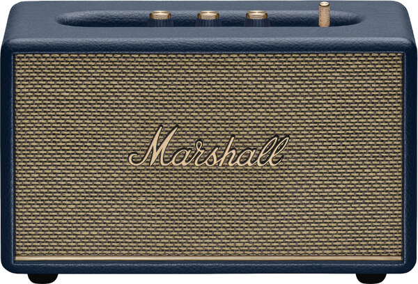 Marshall Acton III 2.0 Bluetooth, Wired Stereo Speaker, Midnight Blue