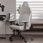 ThunderX3 Smart CORE Loft Light Gray- CORE.RDY 360 lumbar support, synchronous tilt, footrest, 150kg max, 4d