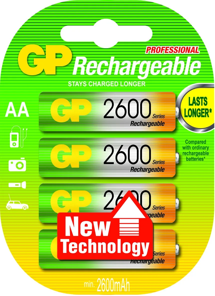 GP ReCyko, AA 2600mAh, 4-P