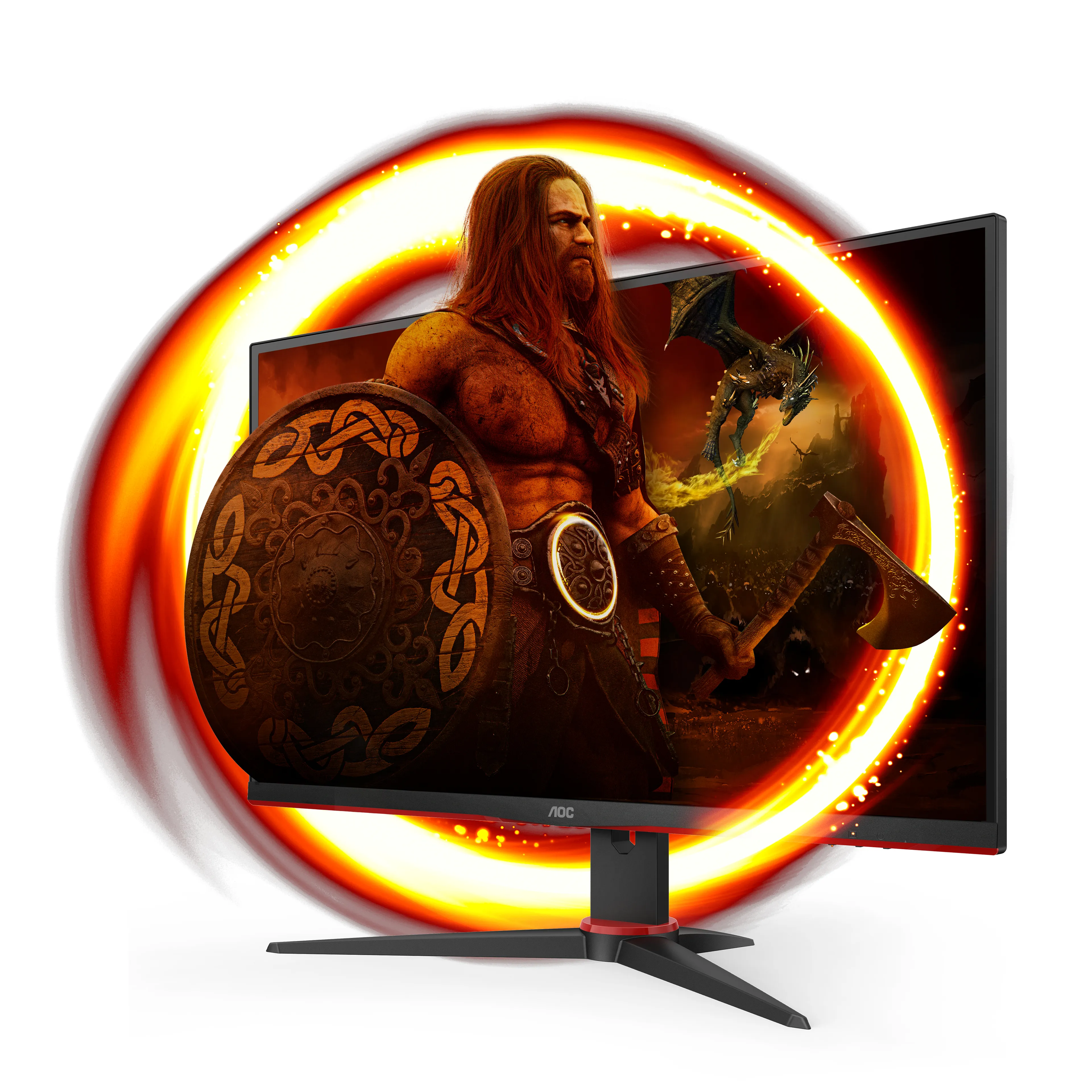 AOC 27&quot; G2 Q27G2E/BK 1ms, 155 hz, QHD, VA - gamingsk&auml;rm