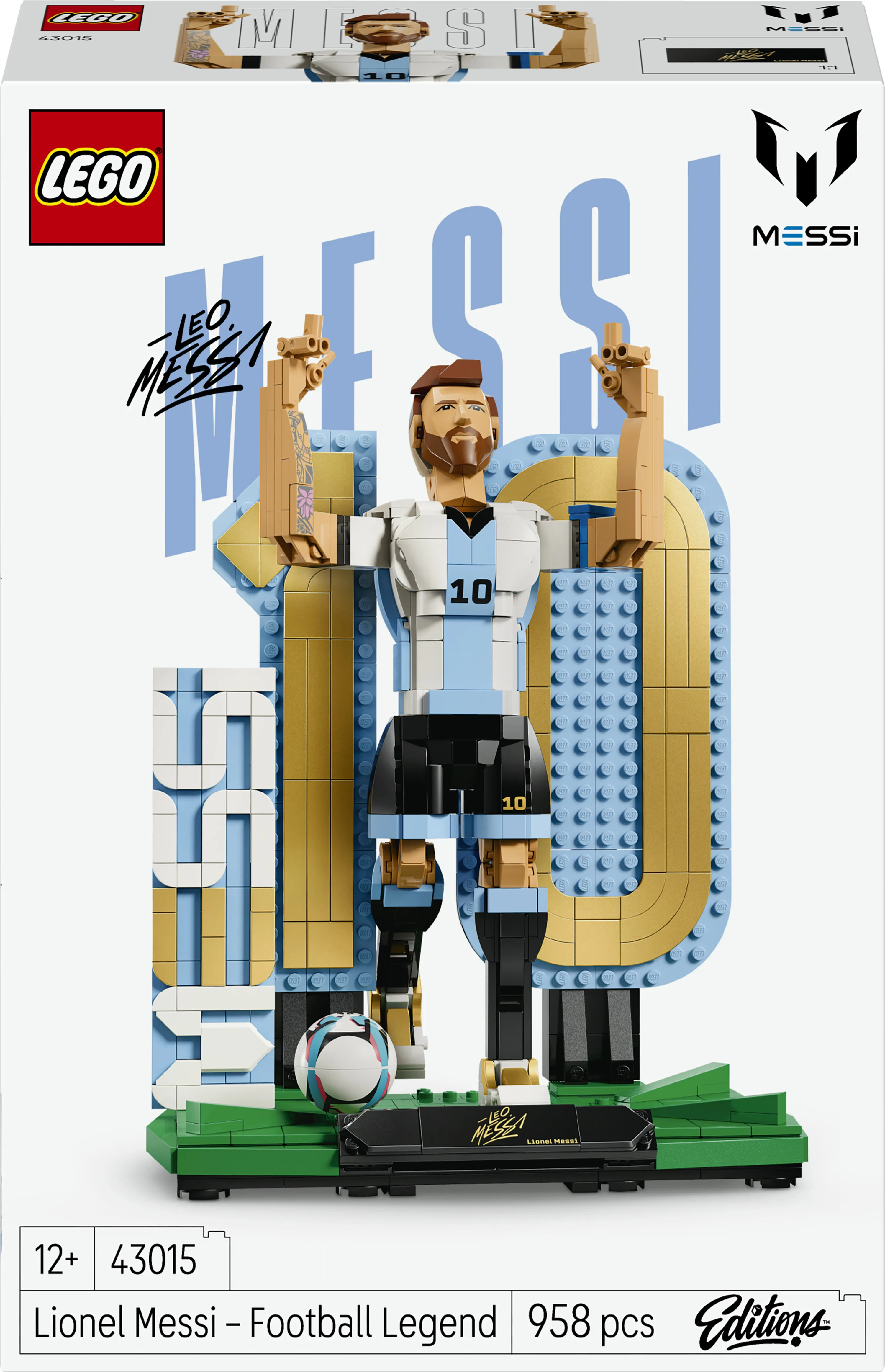 LEGO Editions Lionel Messi &ndash; Soccer Legend 43015
