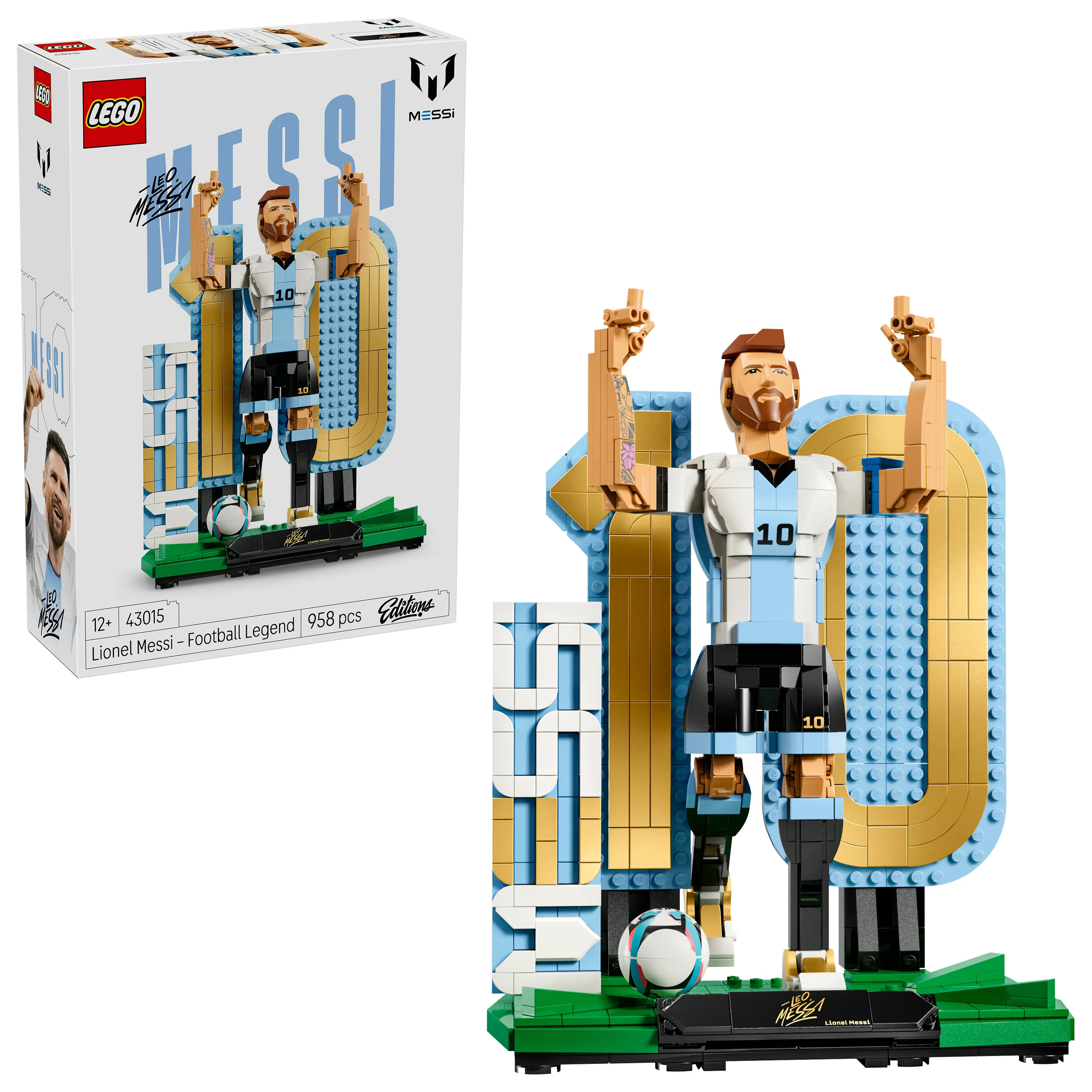 LEGO Editions Lionel Messi &ndash; jalkapallolegenda 43015