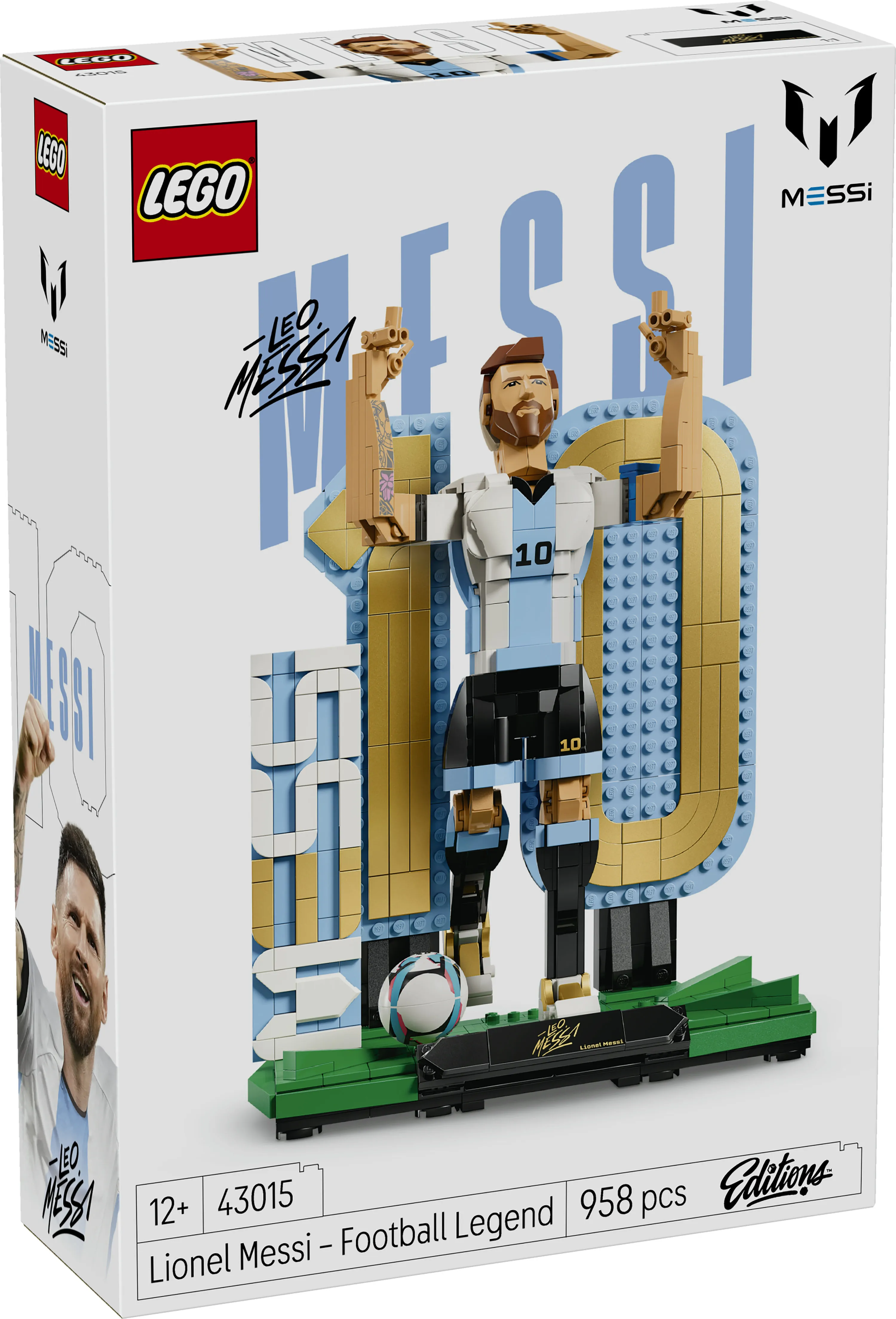 LEGO Editions Lionel Messi &ndash; jalkapallolegenda 43015