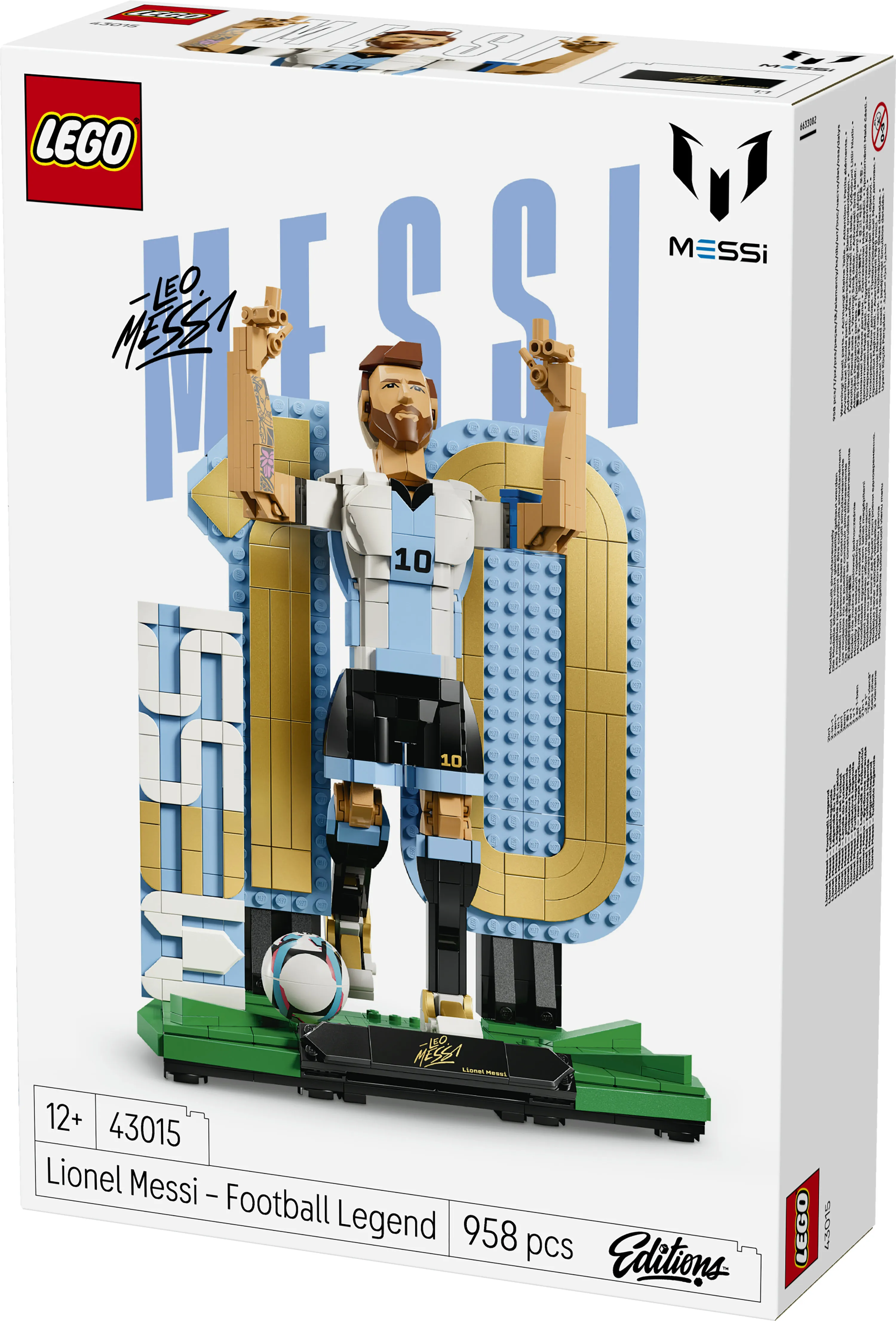 LEGO Editions Lionel Messi &ndash; jalkapallolegenda 43015