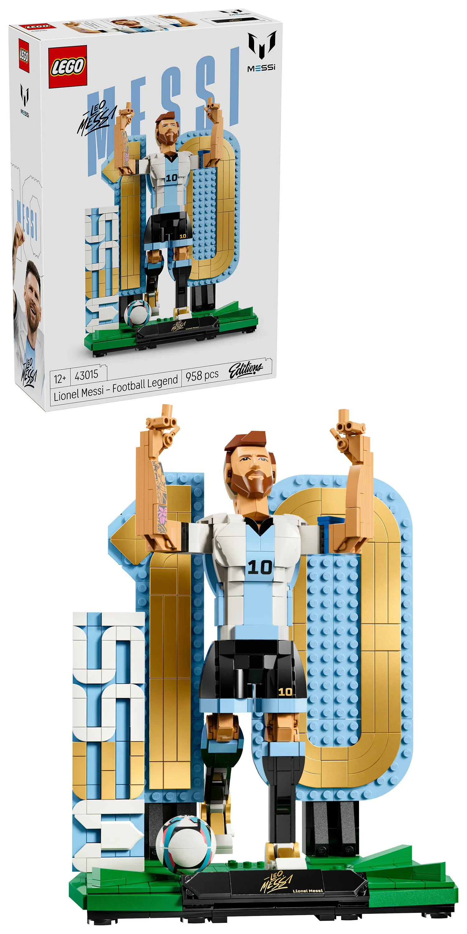 LEGO Editions Lionel Messi &ndash; Soccer Legend 43015