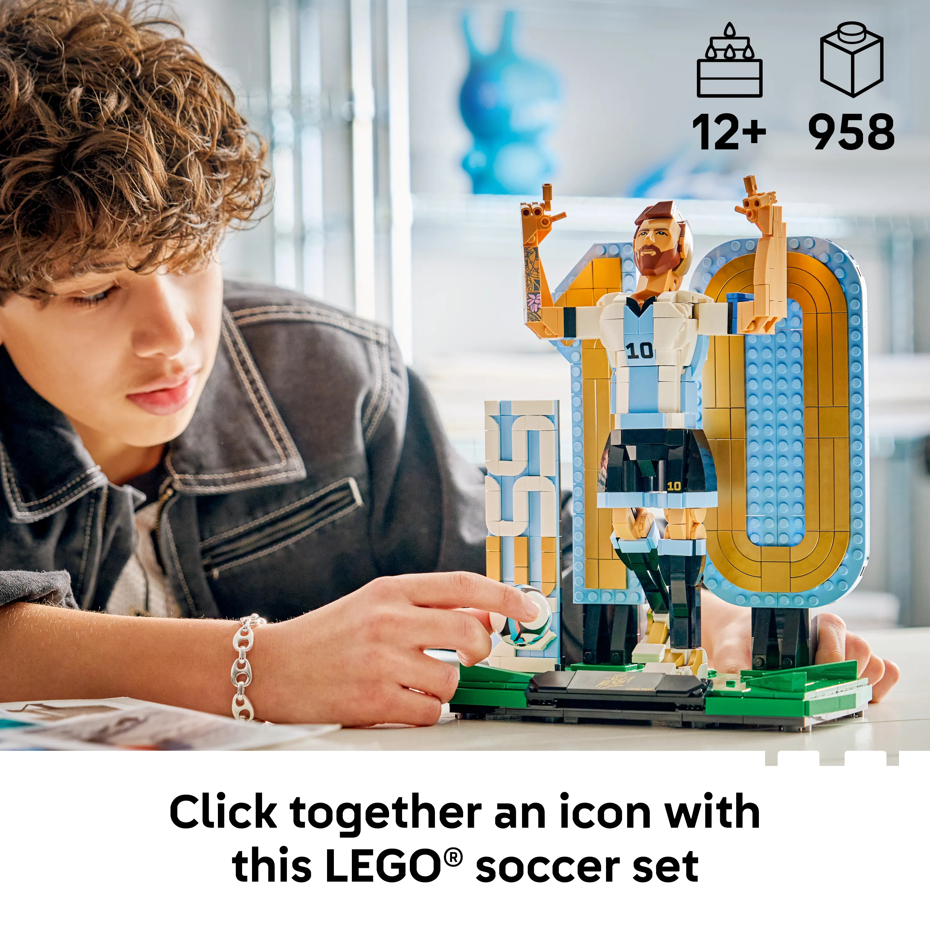 LEGO Editions Lionel Messi &ndash; jalkapallolegenda 43015