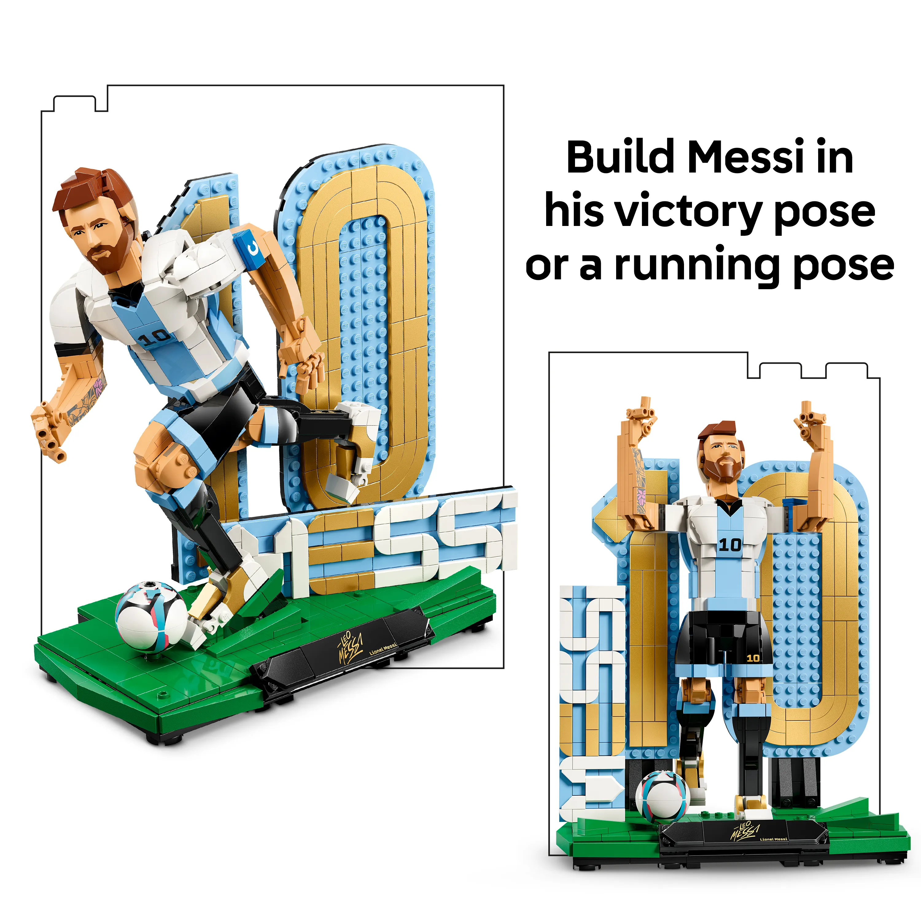LEGO Editions Lionel Messi &ndash; jalkapallolegenda 43015