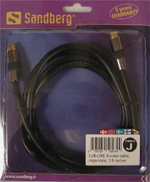 LUX-LINE, S-Video M-M  1.8 m