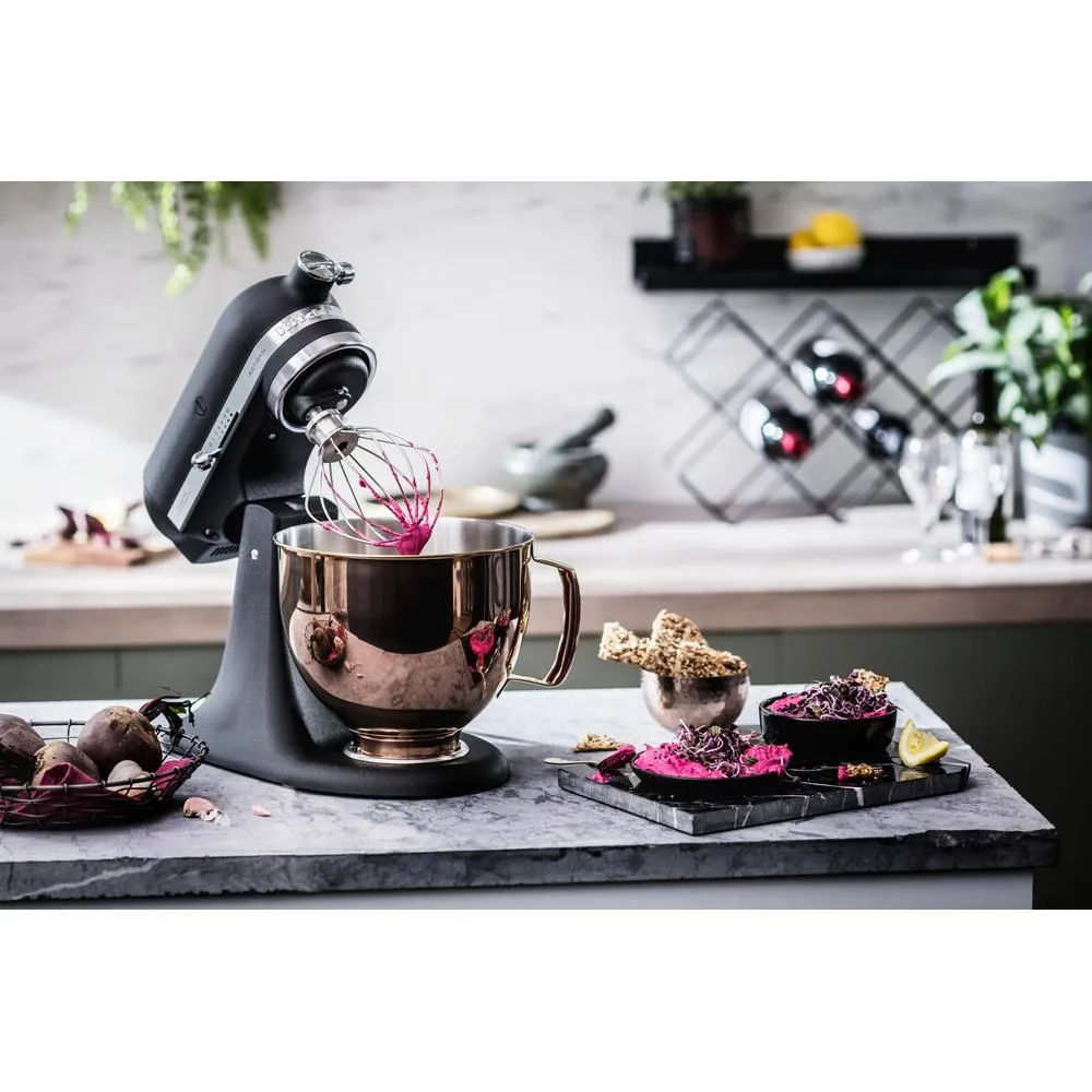 KitchenAid Artisan 5KSM185PSEBK yleiskone, 4,8 l, 300 W, Valurautamusta