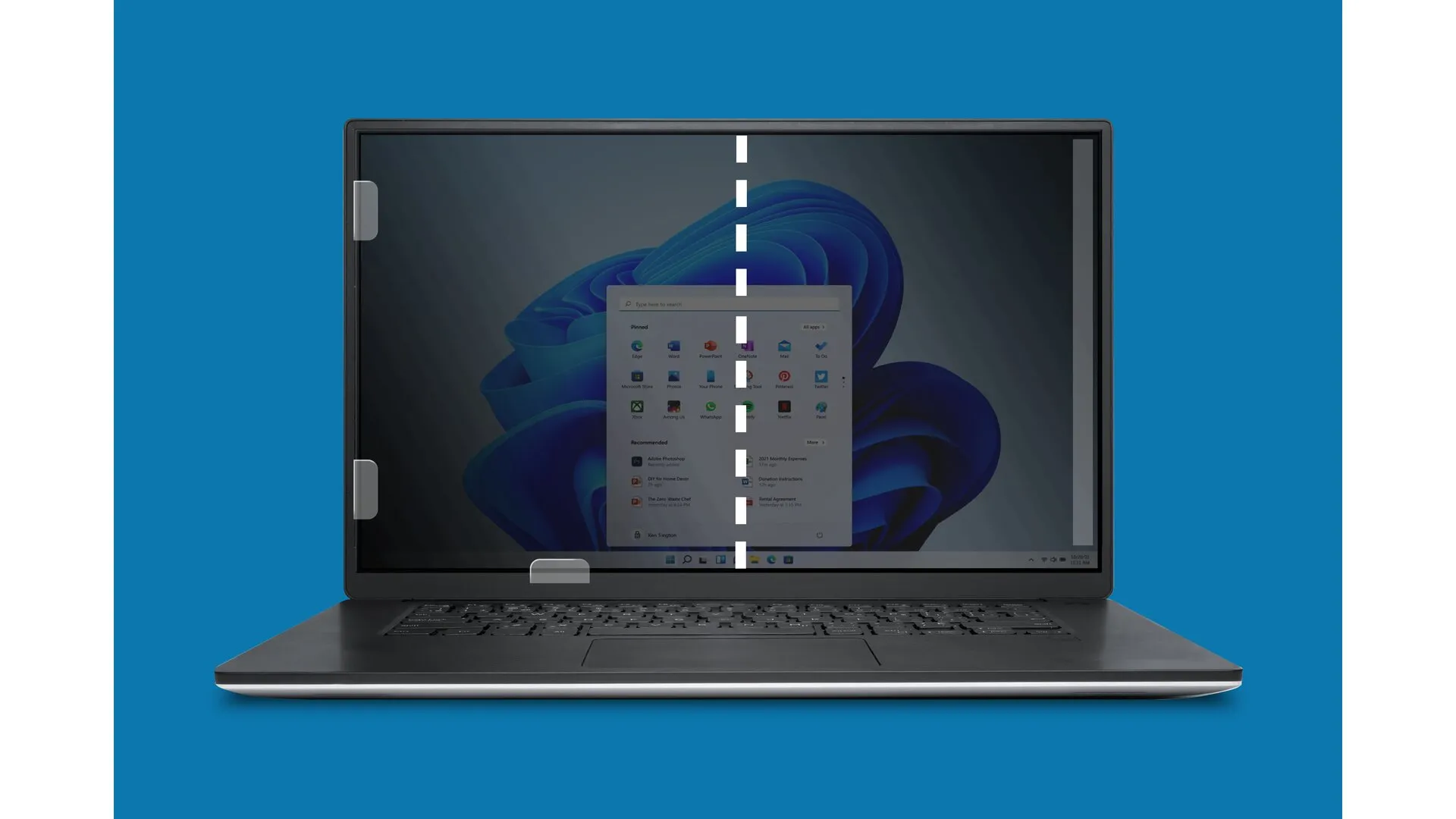 Kensington Privacy Screen Filter 2-Way Removable for 15.6" 16:10 Laptops