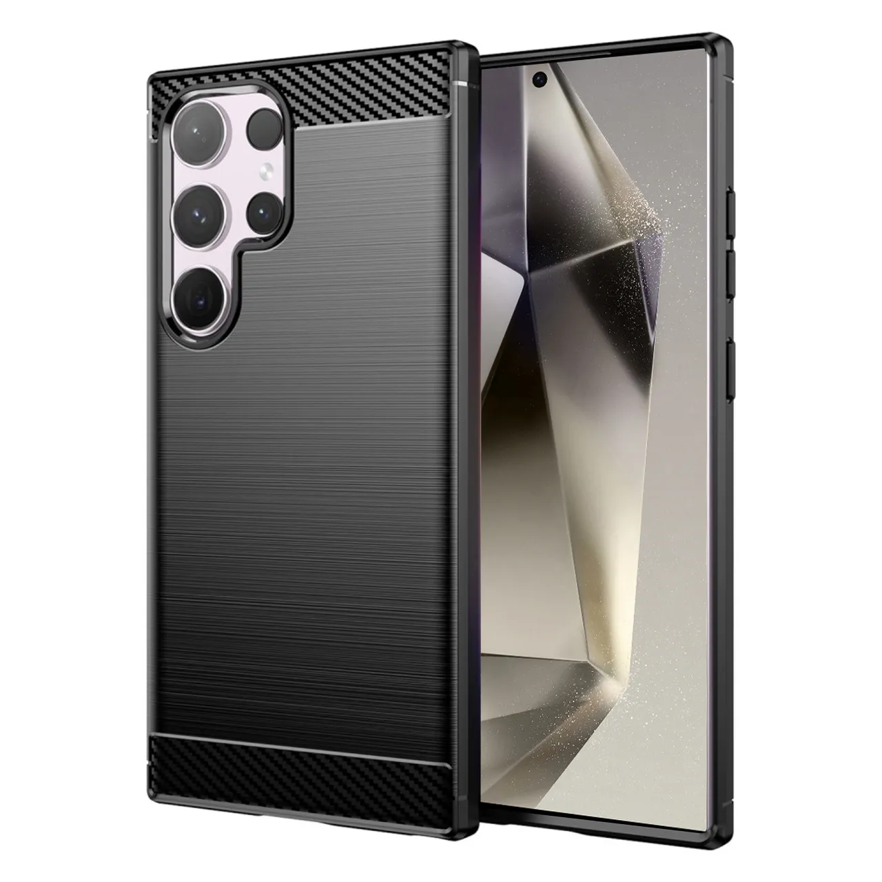 Insmat C&S Style, Galaxy S24 Plus -suojakuori, Musta