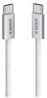 Anker USB-C - USB-C 240W - kabel, Vit, 0.9m