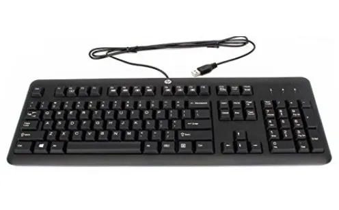 HP USB -näppäimistö, Musta (pohjoismainen)