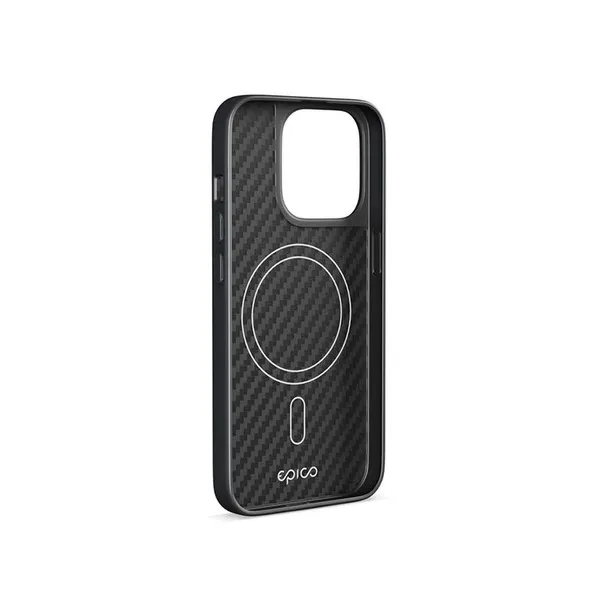 Epico Mag+ Hybrid Carbon, iPhone 14 Pro Max - fodral, Svart