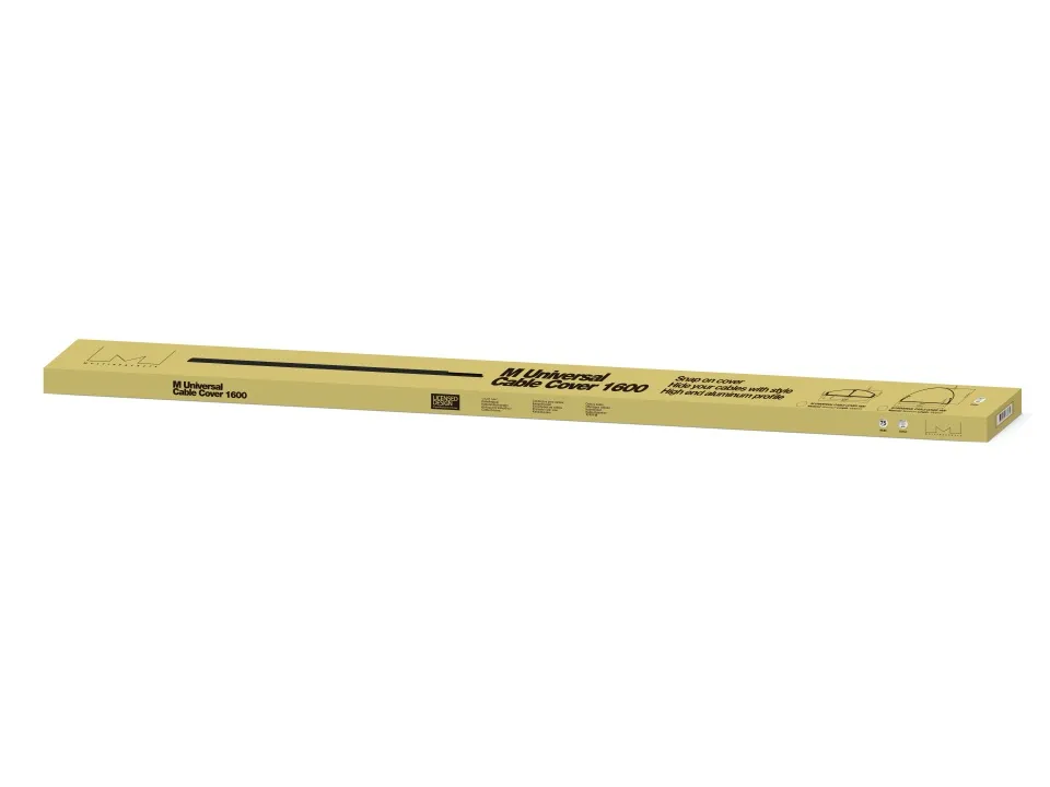 M Universal Cable Cover Aluminum 33mm W - 1600mm L