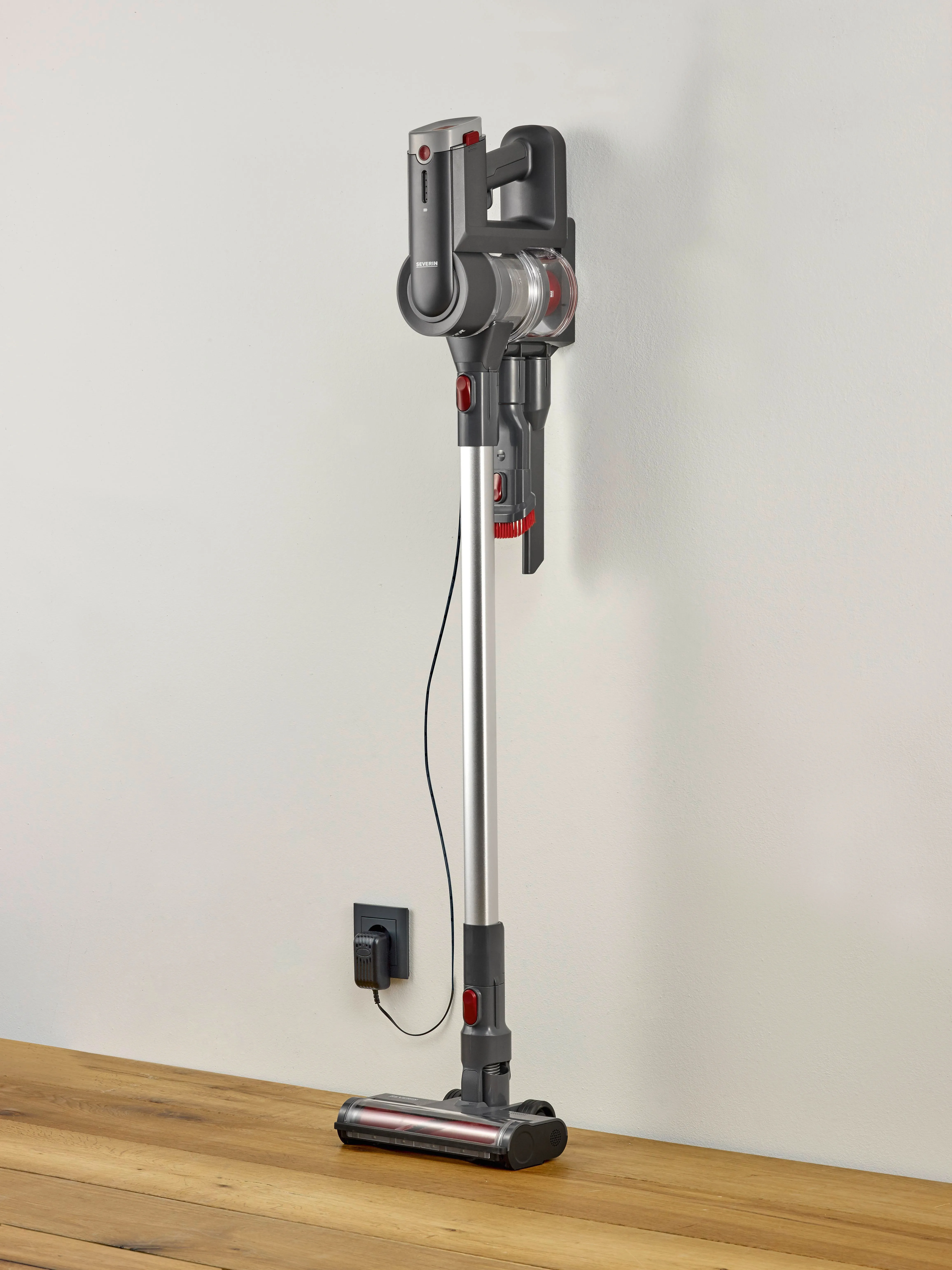 SEVERIN HV 7968 Stick vacuum cleaner, Anthracite/Red