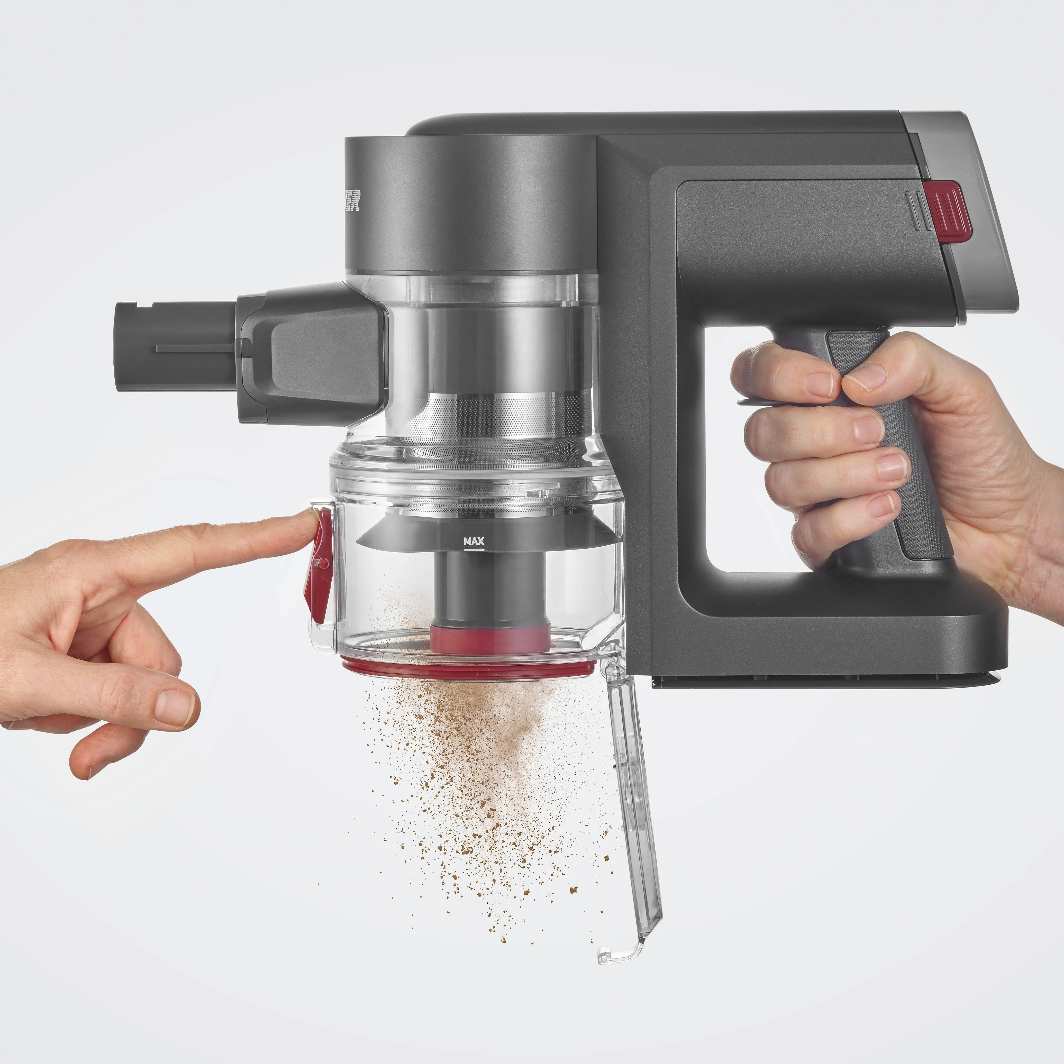 SEVERIN HV 7968 Stick vacuum cleaner, Anthracite/Red