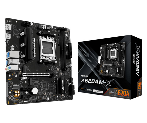 ASRock A620AM-X DDR5 AM5 mATX Motherboard