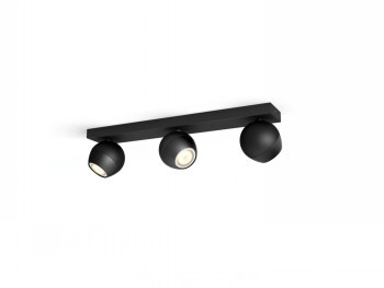 Philips HUE BUCKRAM BAR/TUBE BLACK 3X5W 230V