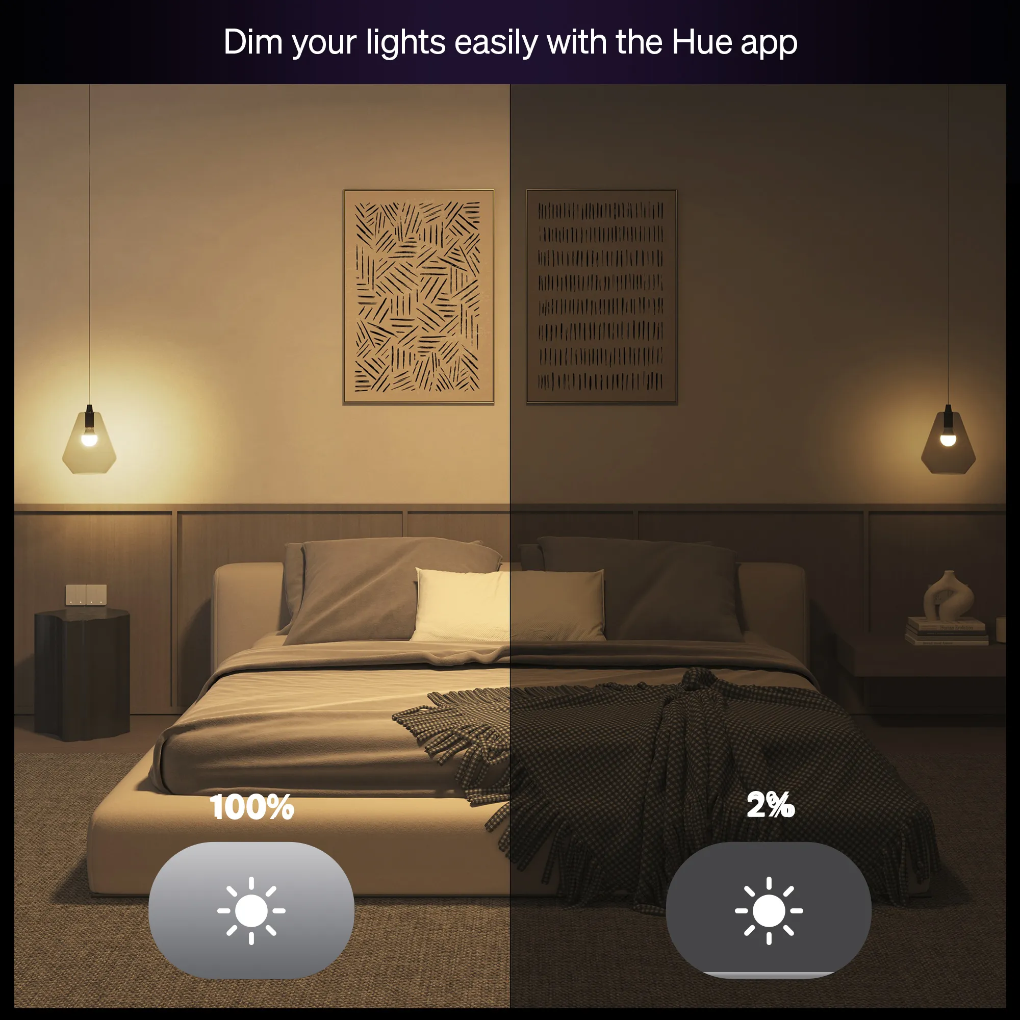 Philips Hue White and Color Ambiance Essential Starter Kit 2xE27 806 lm + Hue Bridge - Smart lighting starter kit, White