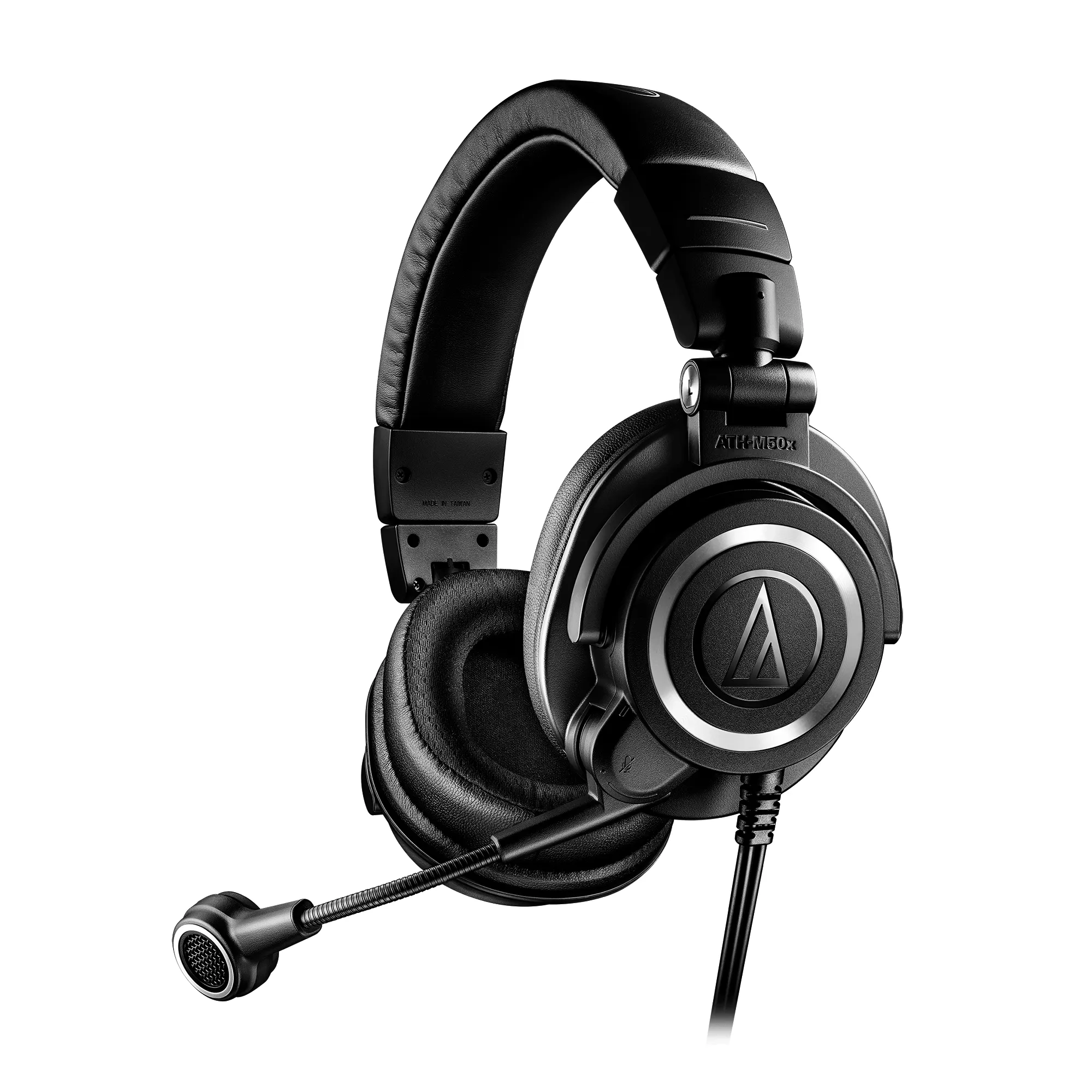Audio-Technica ATH-M50xSTS StreamSet Headset, Black