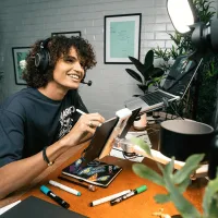 Audio-Technica ATH-M50xSTS StreamSet Headset, Black