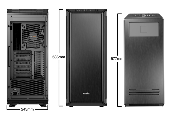 Be Quiet! Dark Base Pro 900 rev.2, Full Tower case, window, Black