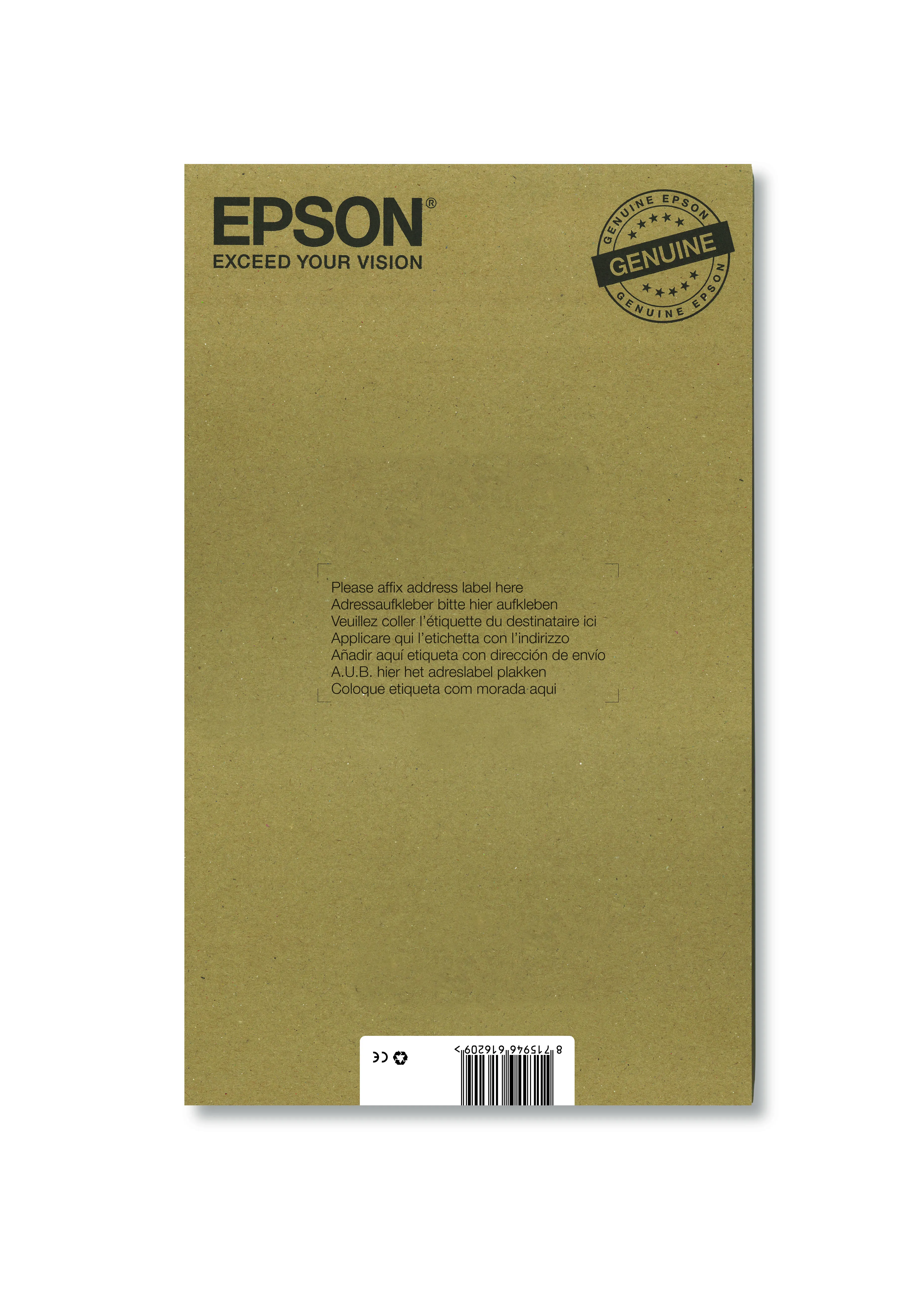 Epson Claria Premium 33XL -mustekasettipakkaus, valokuvamusta/musta/syaani/magenta/keltainen, 5 kpl