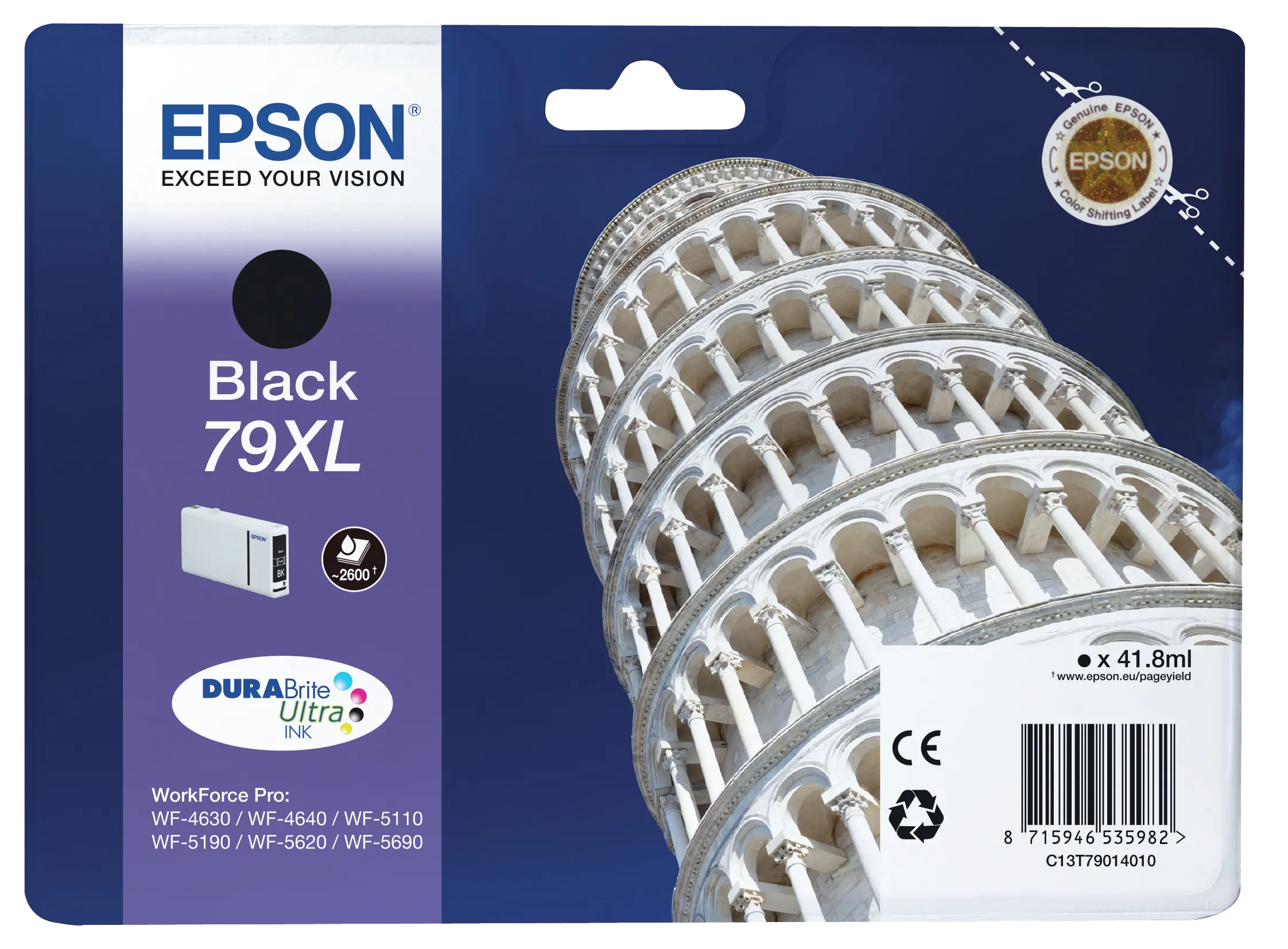 EPSON BLACK 79XL DURABRITE ULTRA INK